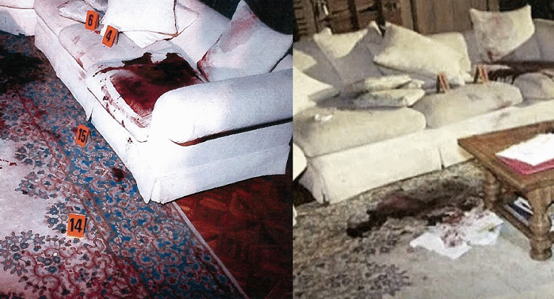 Jose and Kitty Menendez Crime Scene Photos